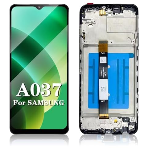 for Samsung Galaxy A03S A037u [US Version] Screen Replacement 6.5inch with Frame ，for Samsung A03S A037u A037u1 Screen Replacement LCD Display Touch Digitizer Assembly (No Repair Tools Cover