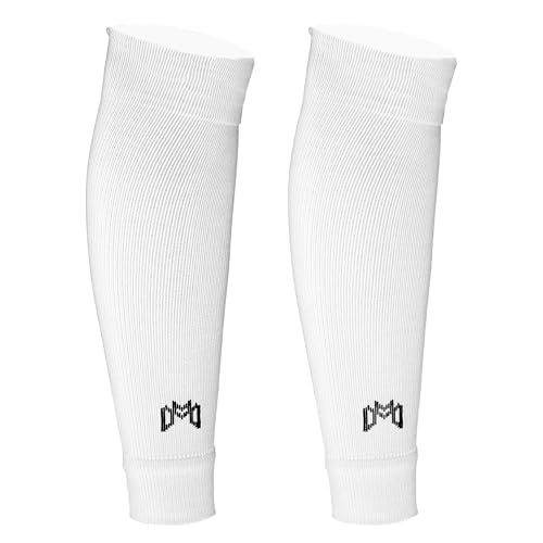 Pre Cut Soccer Sock Sleeves, Companion for Soccer Grip Socks, Securely Holds Shin Guards, Compression Leg Warmer