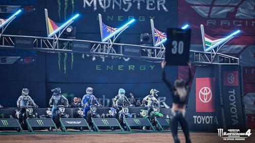 Monster Energy Supercross 4 Milestone jeu simulation de course moto cross sur console