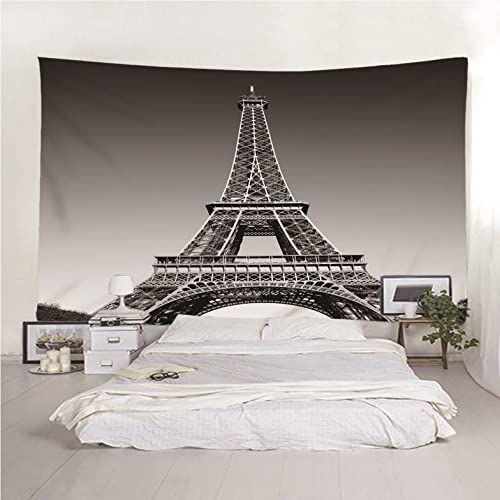 Tapiz de pared de la Torre Eiffel de 200x150cm para renovar cuartos juveniles 4