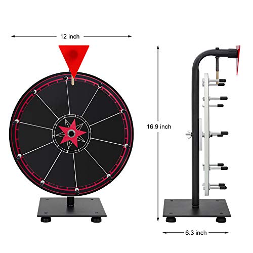 image for T-SIGN Spinning Wheel for Prizes, 10 Slots Color Prize Wheel with Eras