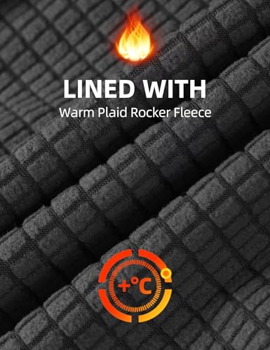 Men's Lightweight Softshell Jacket with Removable Hood, Breathable Water Resistant 5000 Fleece Lined Hiking Jackets3