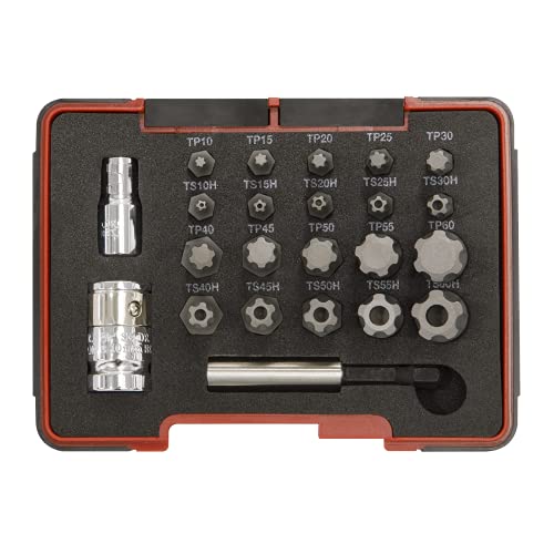 Sealey Ak6226 Trx-P And Security Trx-Ts Bit Set 23Pc 1/4 And 3/8Sq Drive, Silver, 1/4-Inch/3/8-Inch - Image 3