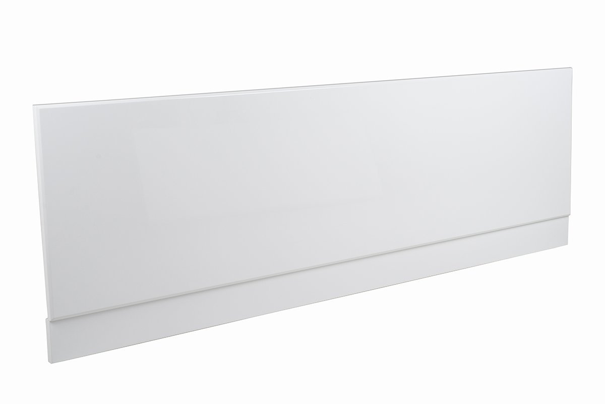 Aquariss Gloss White 1800mm Wood Front Bath Panel
