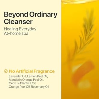 numbuzin No.5 Cleansing Oil, Glutathione & Vitamin C Cleanser for Pores, Sebum & Dark Spots, Rich Oil Texture for Makeup Removal, Radiance Boost & Even-Looking Tone, Helps Soothe Redness 6.76 fl oz