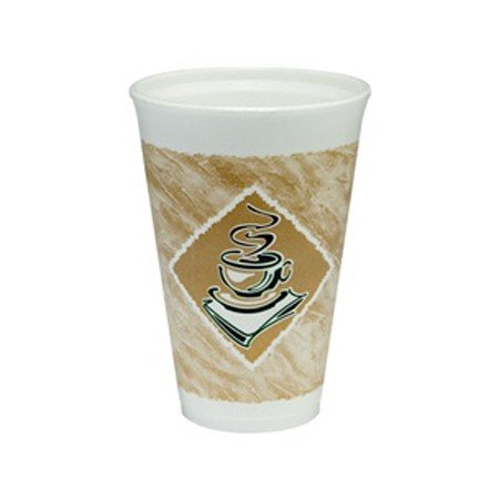 16 oz. Gourmet Design Foam Cup - 1000 per case