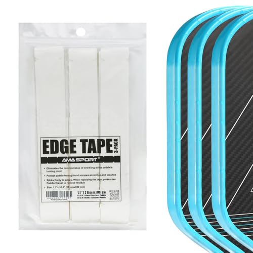 Pickleball Edge Guard Tape Clear for Curved Paddles