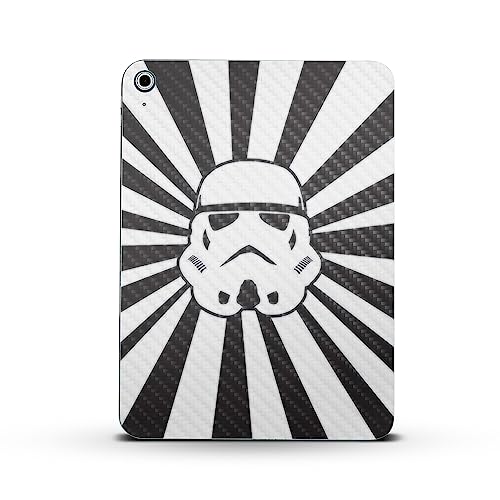 Image of MightySkins Carbon Fiber Skin Compatible with Apple iPad 10.9 inch 10th Gen (2022) Full Wrap Kit - Star Rays | Protective, Durable Textured Carbon Fiber Finish | Easy to Apply | Made in The USA