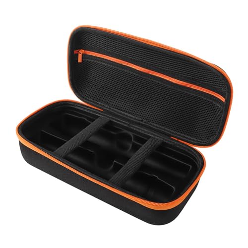 DIMITU Suitable for Wireless Double Microphone Handheld Double Mic Travel Bag Portable Microphone Storage Hard Case Outdoor Cas