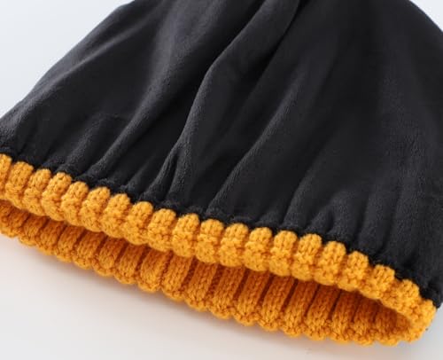 Image of Connectyle Fleece Lined Cuffed Beanie Hat for Men Women Knitted Winter Wool Beanies Skull Cap Warm Watch Hat
