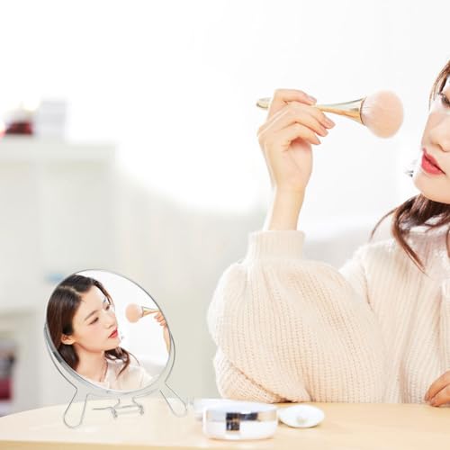 Espejo de Maquillaje Compacto Giratorio de Doble Cara miniatura 3