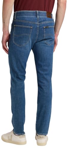 LEE - Jeans Herren - Slim Straight Fit - Extreme Motion - Denimblau – Ansicht 3