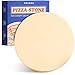 Praknu Kamień do pizzy do piekarnika i grilla – okrągły 30 cm – do chrupiącego podłoża – płyta kamienna z kordierytu