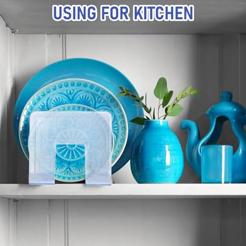 Elezeal 2pcs Clear Acrylic Magazine Holder, Desktop File Organizer Thick File Sorter Book Holder for Bottle Tray, Kitchen Lid Organizer, Small Handbag Clutch Bag Divider, Purse Stand Rack - Cosy Home Interiors Elezeal 2pcs Clear Acrylic Magazine Holder, Desktop File Organizer Thick File Sorter Book Holder for Bottle Tray, Kitchen Lid Organizer, Small Handbag Clutch Bag Divider, Purse Stand Rack - Image 4