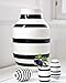Kahler Omaggio Vase, Black, 12.2