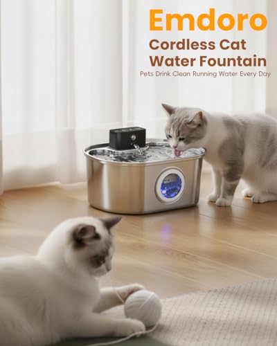 Image of Official 8-Pack Replacement Filters and Sponges (4 Months Set) for 3.2L /108oz Stainless Steel Cat Water Fountain