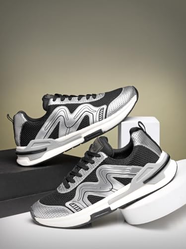 Image of HOS Mens Sports Shoes | Lightweight Running Shoes for Men | Breathable and Comfortable Footwear and Training