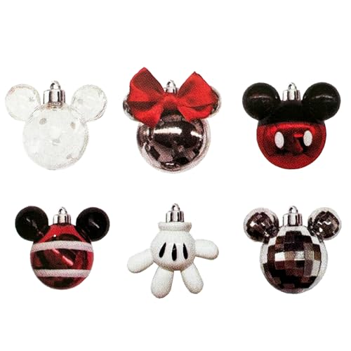 Primark Limited Disney Mickey Weihnachtskugeln – Packung mit 6...