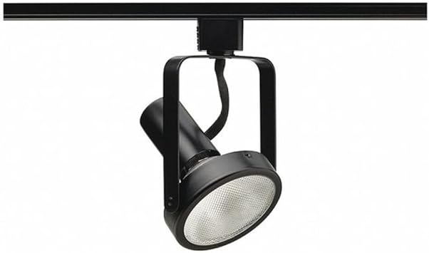 Juno Lighting R533-BL Track Light, Line Voltage 75W Max Open Back Track Fixture - Black