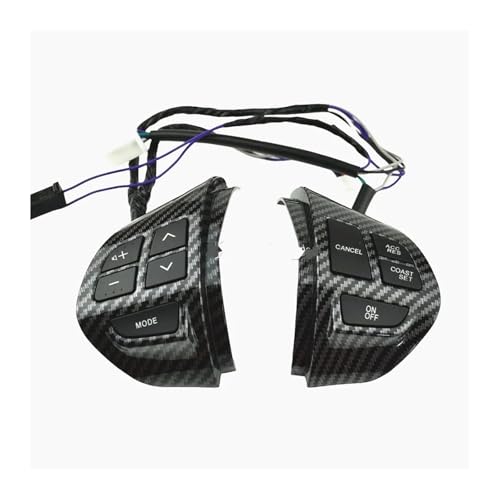 Commutateur de volant pour Mitsubishi Lancer EX 10 Outlander ASX commande radio en carbone