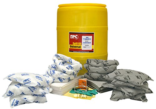 Brady SPC SKMA-55 Spill Kit, Universal, Oil, 55 gal