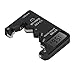Pissente Battery Checker Capacity Tester Meter Digital Display Tool for AA AAA C D N 9V 6F22 1.5V 3V with Lightweight Compact Design (Black)