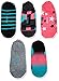Disney Women's Lilo & Stitch 5 Pack No Show Socks