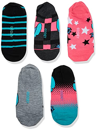 Disney Women's Lilo & Stitch 5 Pack No Show Socks3