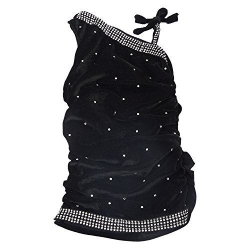 Lecxy Fashion Girls Velvet Stone Work 