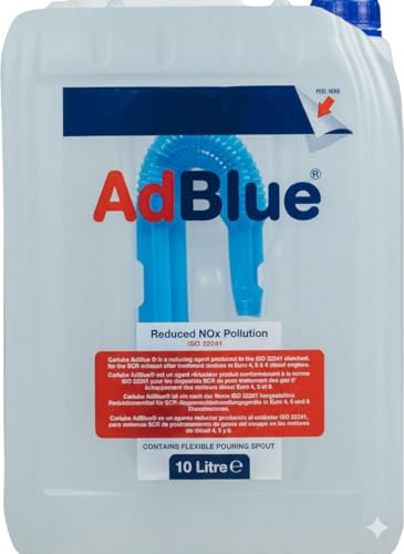 PERFECTONISH AdBlue 10 Litres Bottle with Funnel- Suitable for All SCR Diesel Vehicles Ad Blue Reduces Emissions and Improves Fuel Efficiency