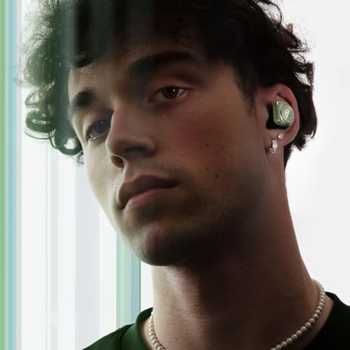 Image of Master and Dynamic MW09 True Wireless Earphones Bluetooth Noise Cancelling Headphones /Earbuds Green