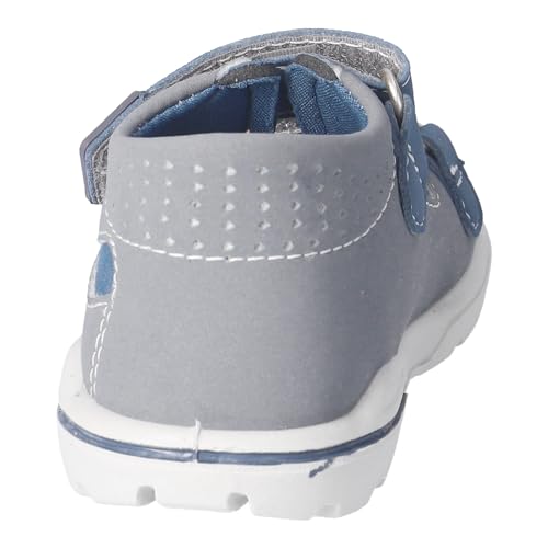 RICOSTA Manto | Graphit/Petrol | Childrens Rip Tape Sandals3