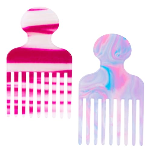 Peine de Dientes Anchos Para Cabello Rizado 2 Pzs miniatura 1