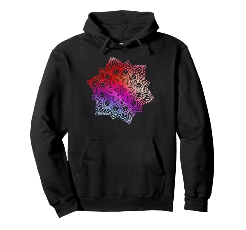 Colorful Floral Mandala Sacred Fractal Geometry Good Vibe �p�[�J�[