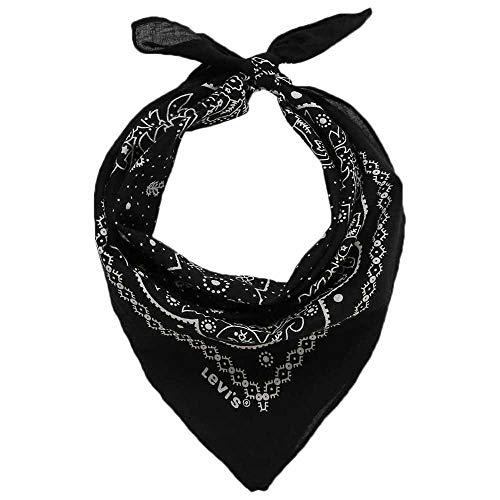 Levi's Herren Paisley Bandana Tuch, Schwarz (Noir Regular Black), Einheitsgröße