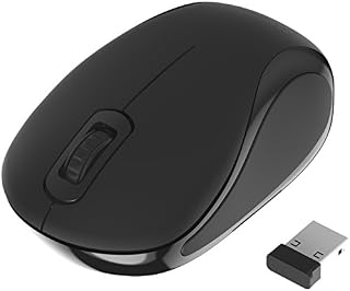 Sabrent Mini Travel 2.4GHz Wireless Mouse with Nano Receiver (MS-WSML)