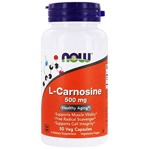 L-Carnosine 500 mg 50 cápsulas vegetais (pacote com 2)