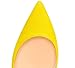 EDEFS Zapatos de Tacon de Alto Terciopelo para Mujer Amarillo EU37