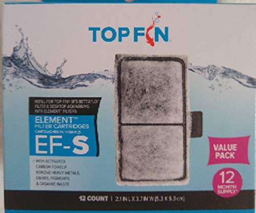 Top Fin EF-S Element Filter Cartridges - 12 Pack