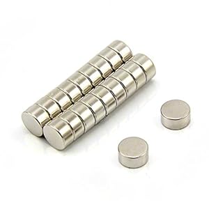 First4Magnets N52 Neodym Zylindermagnete 10er-Pack