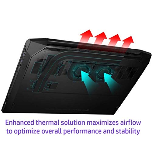 Image of HP Pavilion Gaming 15-ec0026AX 15.6 inch (39.62cms) Gaming Laptop (Ryzen 5 3550H /8GB /1TB HDD + 256GB SSD /Windows 10 Home /3GB NVIDIA GTX 1050 Graphics), Shadow Black