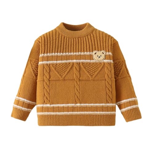 Image of Hopscotch Boys Polyester Blend Round Neck Sweaters
