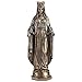 Veronese Design 8 1/8 Inch Lady of Grace with Polyptych Sculpture of Pieta Resin Statue Cold Cast Bronze Finish