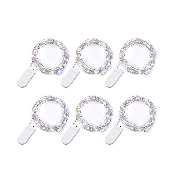Tingmiao led starry string lights, fairy lights battery operated copper wire lights for diy christmas decoration costume wedding
