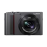 Panasonic Lumix TZ200 | Appareil Photo Compact Expert (Grand capteur type 1 pouce 20MP, Zoom LEICA 15x F3.3-6.4, Viseur, Ecran tactile, Vidéo 4K, Stabilisation) Silver – Version Française