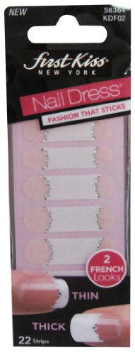 Kiss Nail Dress Ultimate Nail Fashion Strips, Full French