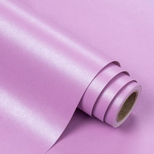 WRAPAHOLIC Light Purple Matte Gift Wrapping Paper,Solid Color Pearl Glossy Wrapping Paper - Perfect for Baby Shower, Wedding,Valentine's Day,Birthday,Party - 17in x 32.8ft Roll, 46 Sq. Ft