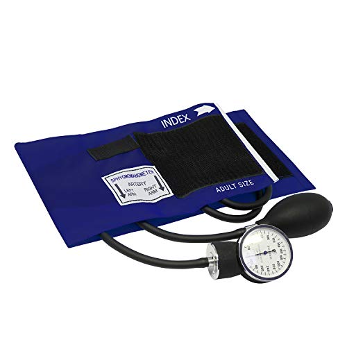 Image of Dixie EMS Blood Pressure and Sprague Stethoscope Kit - Blue