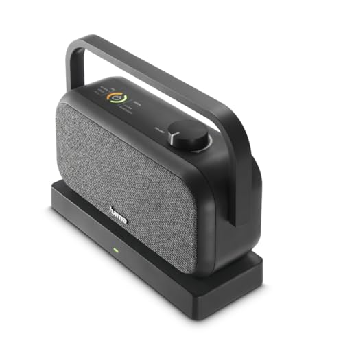 Hama Lautsprecher für Fernseher, 2,4-GHz-Station + Bluetooth®, tragbar, Stereo