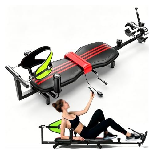 Generico Panca per Stretching Schiena, Tavolo A Inversione,Macchina per Stretching Tavolo per Trazione Colonna Vertebrale Lunghezza Regolabile,capacità di Peso Massimo 330 Libbre